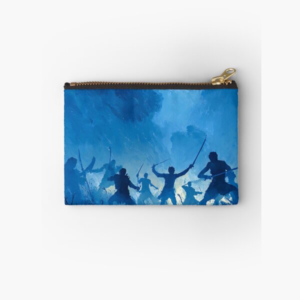 Item preview, Epic Warriors Rising to the Light – Fantasy Heroic Triumph Art designed and sold by JackrabbitPub.