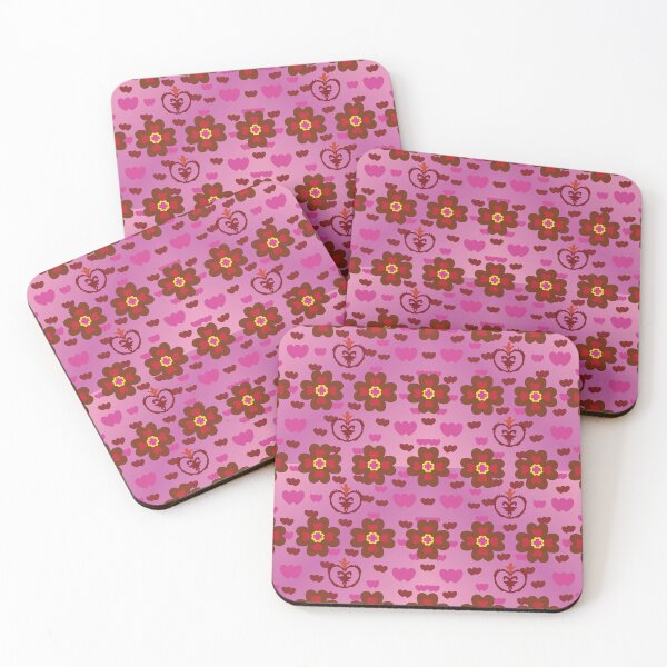 Item preview, Modern Valentine Floral Rhythm designed and sold by OIL Pattern Design .