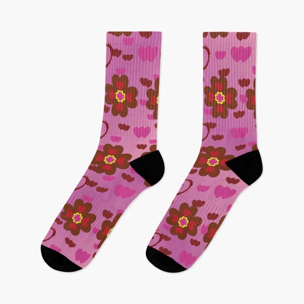 Item preview, Modern Valentine Floral Rhythm designed and sold by OIL Pattern Design .