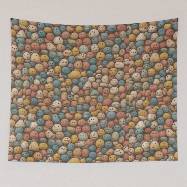 Item preview, Variety Emotion facing beans designed and sold by RoseAIArtRhythm.