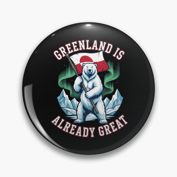 Item preview, Greenland Pride Polar Bear Flag Arctic Aurora Borealis T-shirt designed and sold by ViviWyco.