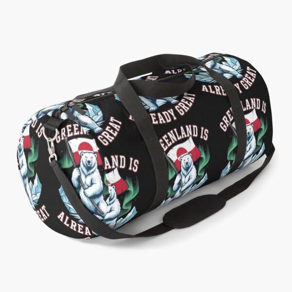 Artikelvorschau, Grönland-Stolz-Eisbärenflagge, Arktis-Nordlichter-T-Shirt entworfen und verkauft von ViviWyco.