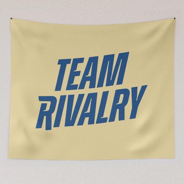 Item preview, Team Rivalry in blue designed and sold by gayishdesign.