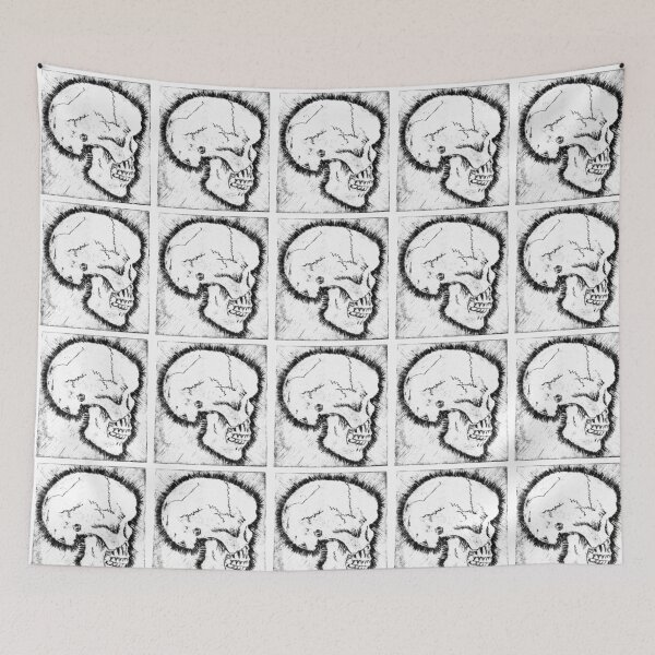 Item preview, skull designed and sold by Rebecca-Art.