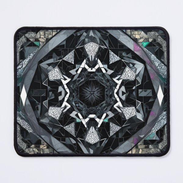 Item preview, Dark Geometric: Monochrome Crystal Core designed and sold by mxztar.
