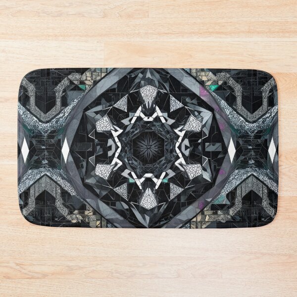 Item preview, Dark Geometric: Monochrome Crystal Core designed and sold by mxztar.