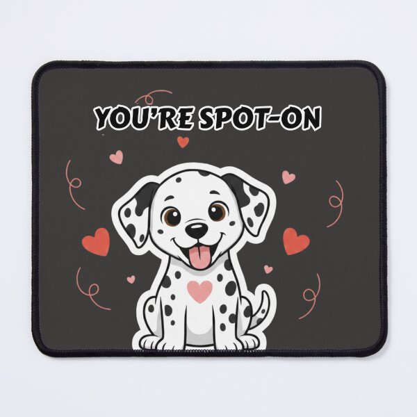 Item preview, You’re Spot-On Cute Dalmatian Dog Illustration designed and sold by LittleLoopArt.