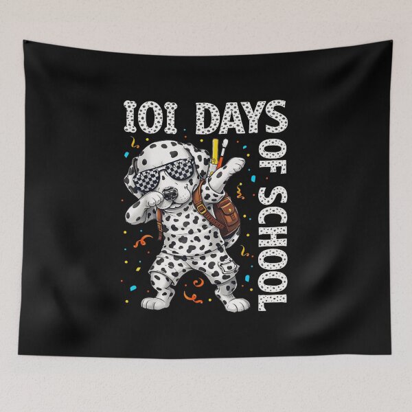 Item preview, 101 Days Of School Dabbing Dalmatian Dog Back To School Puppy designed and sold by HarinDonreka.