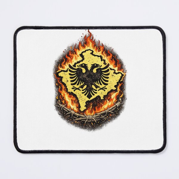 Item preview, Flaming Kosovo Eagle – Albanian National Symbol designed and sold by kimkosovo.