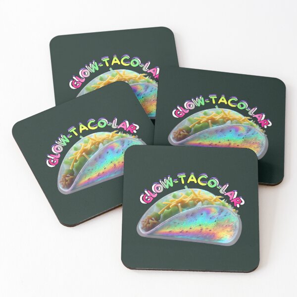 Item preview, Luminous Iridescent Taco: Holographic Radiant Fast Food Art designed and sold by HopeAndHustle.