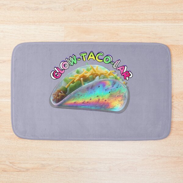 Item preview, Luminous Iridescent Taco: Holographic Radiant Fast Food Art designed and sold by HopeAndHustle.