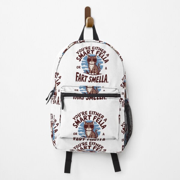 Item preview, Smart Fella or Fart Smella – Funny Cat Wordplay Design designed and sold by TipTop GFX.