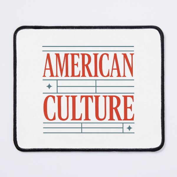 Item preview, American Culture Editorial Typography - Modern Grid Poster Design designed and sold by MKreative Studio.