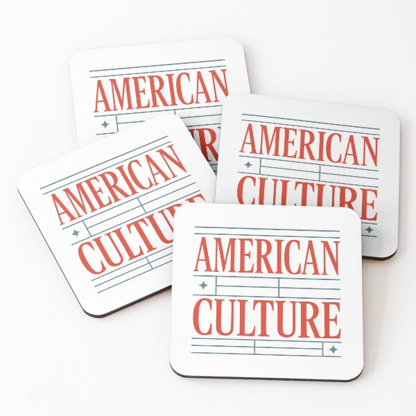 Item preview, American Culture Editorial Typography - Modern Grid Poster Design designed and sold by MKreative Studio.