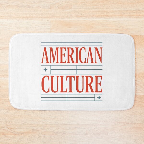 Item preview, American Culture Editorial Typography - Modern Grid Poster Design designed and sold by MKreative Studio.