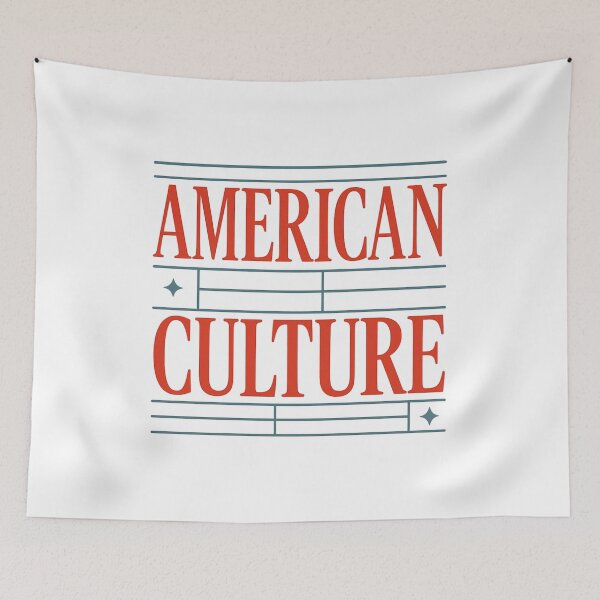 Item preview, American Culture Editorial Typography - Modern Grid Poster Design designed and sold by MKreative Studio.