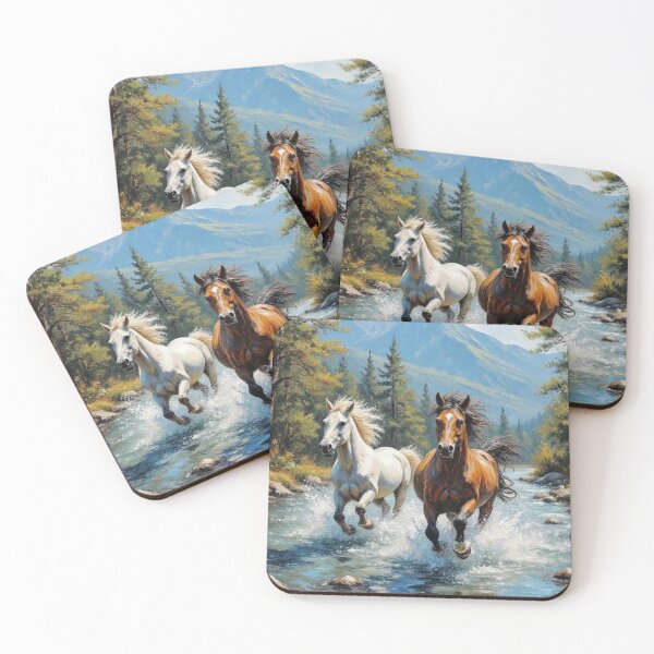 Item preview, Spirit of Freedom – Running Horses designed and sold by TammyHunterArt.