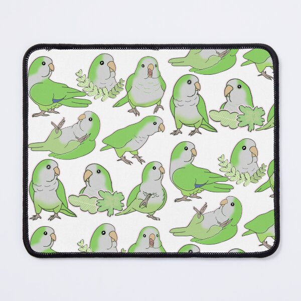 Item preview, Green Quaker Parrot Pattern designed and sold by FandomizedRose.