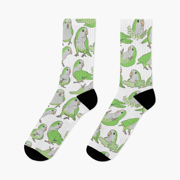 Item preview, Green Quaker Parrot Pattern designed and sold by FandomizedRose.