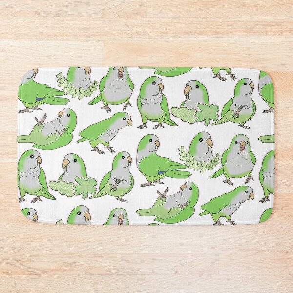 Item preview, Green Quaker Parrot Pattern designed and sold by FandomizedRose.