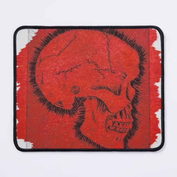 Item preview, Skull with red chine colle designed and sold by Rebecca-Art.