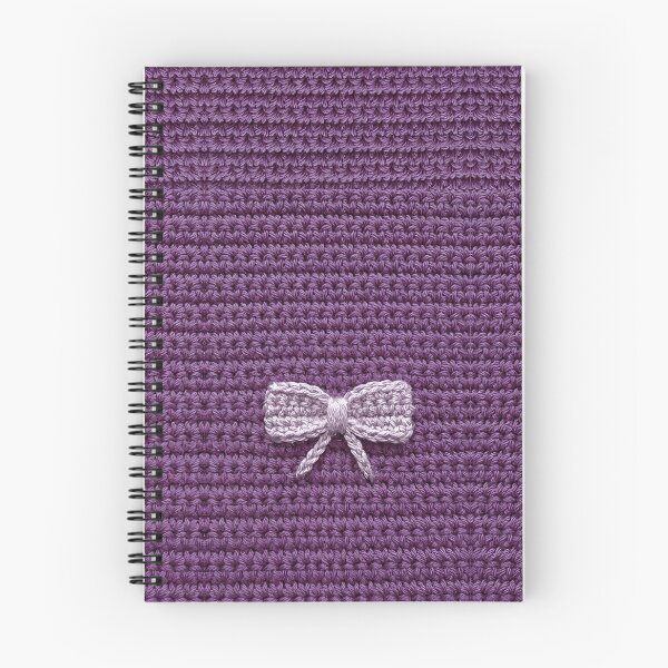Item preview, Pretty Purple Coquette Crochet Yarn Bow designed and sold by TackyTime.