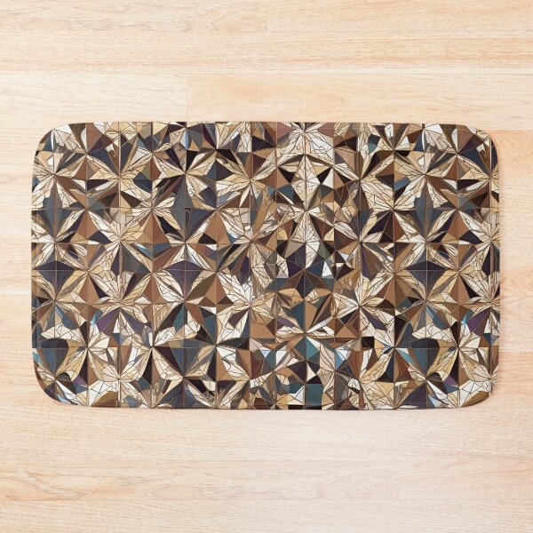 Item preview, Faceted Floral Star Pattern designed and sold by mxztar.