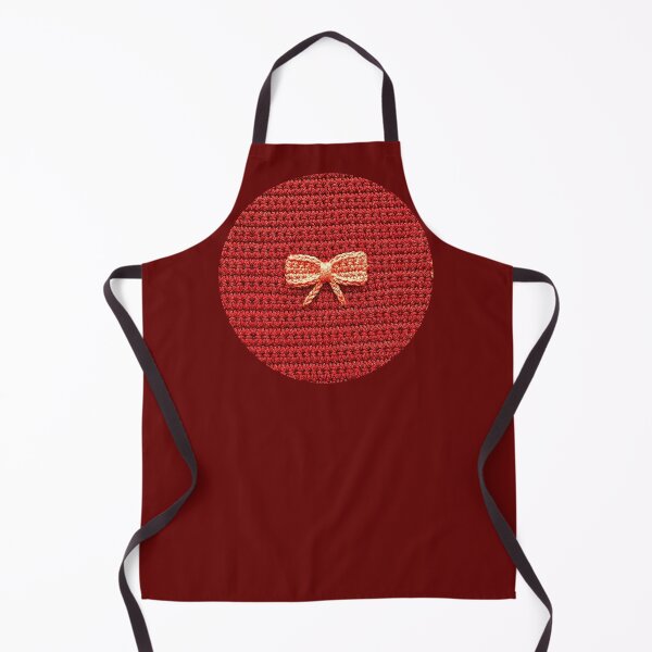 Item preview, Pretty Red Coquette Crochet Yarn Bow designed and sold by TackyTime.