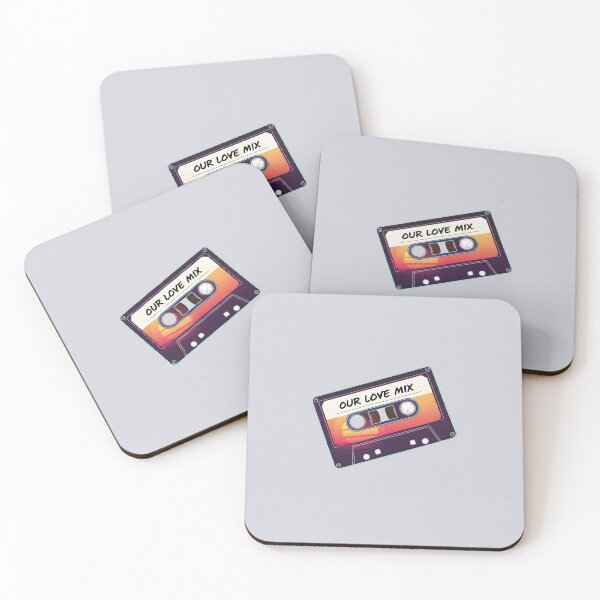 Item preview, Retro Sunset Cassette Our Love Mix Synthwave designed and sold by MarCinu Art.