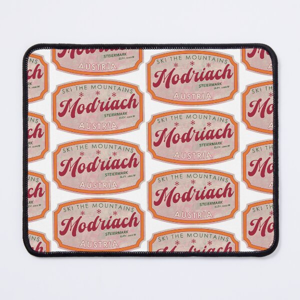 Item preview, Modriach, Austria, Steiermark, Ski, textured skiing badge designed and sold by Wanderful-roads.