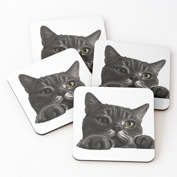 Item preview, Cute Peeking Cat - Funny Curious Kitty Illustration designed and sold by NoxLand.