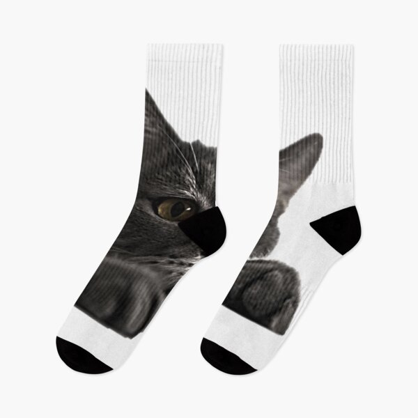 Item preview, Cute Peeking Cat - Funny Curious Kitty Illustration designed and sold by NoxLand.