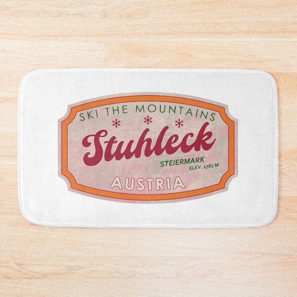 Item preview, Stuhleck, Austria, Steiermark, Ski, textured skiing badge designed and sold by Wanderful-roads.