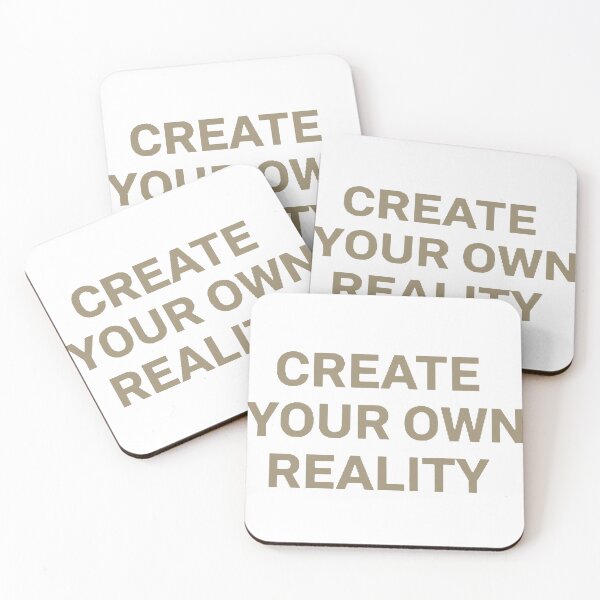 Item preview, Create Your Own Reality – Modern Motivational Quote Typography designed and sold by andry01.