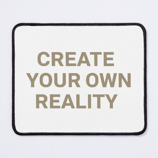 Item preview, Create Your Own Reality – Modern Motivational Quote Typography designed and sold by andry01.