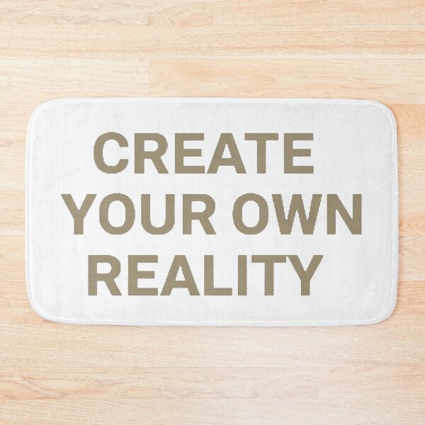Item preview, Create Your Own Reality – Modern Motivational Quote Typography designed and sold by andry01.