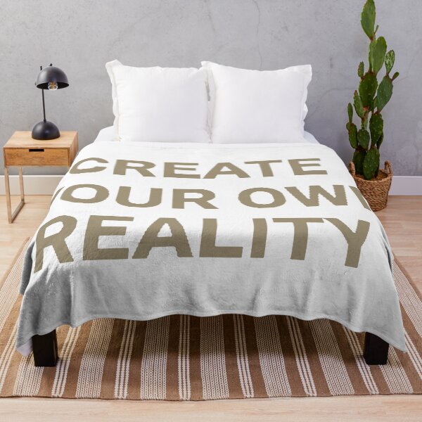 Item preview, Create Your Own Reality – Modern Motivational Quote Typography designed and sold by andry01.
