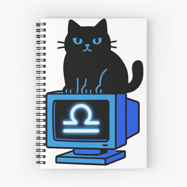 Item preview, Libra Kitty // Y2K Retro Tech Aesthetic designed and sold by A Rather Decadent Exhibition.
