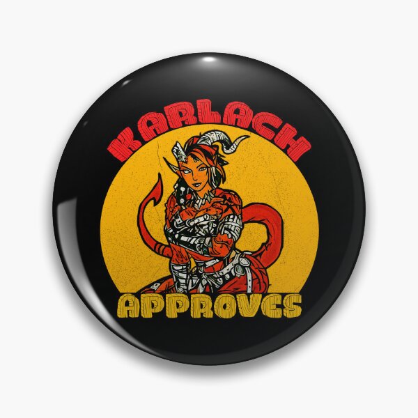 Item preview, Karlach Approves - Vintage Baldurs Gate 3 Character designed and sold by Mado Shop.