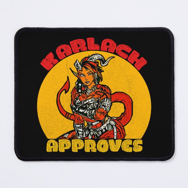 Item preview, Karlach Approves - Vintage Baldurs Gate 3 Character designed and sold by Mado Shop.