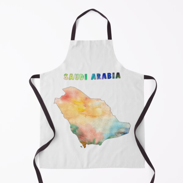 Item preview, Saudi Arabia Map, Artistic Watercolor Silhouette designed and sold by mashmosh.