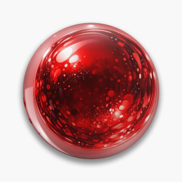 Item preview, Glossy Red Bubble With Floating Mini Bubbles designed and sold by chrisbe-.
