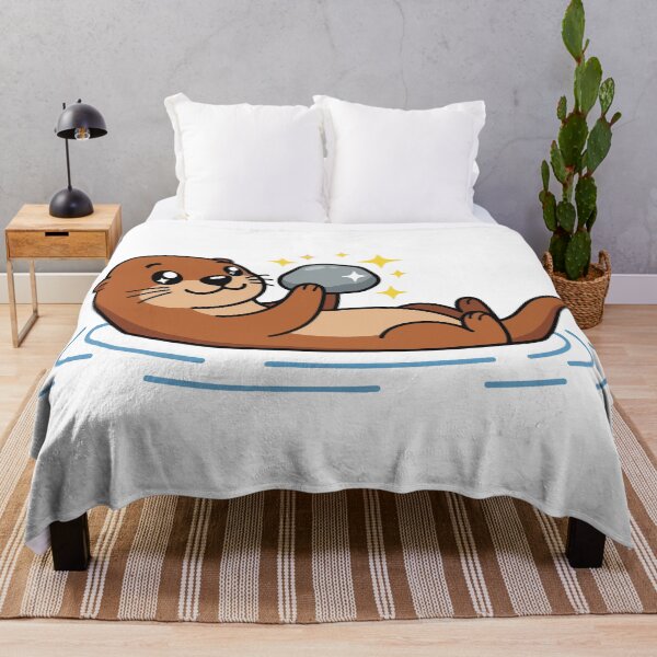 Item preview, Behold My Favorite Rock Cute Sea Otter designed and sold by Petzzz.