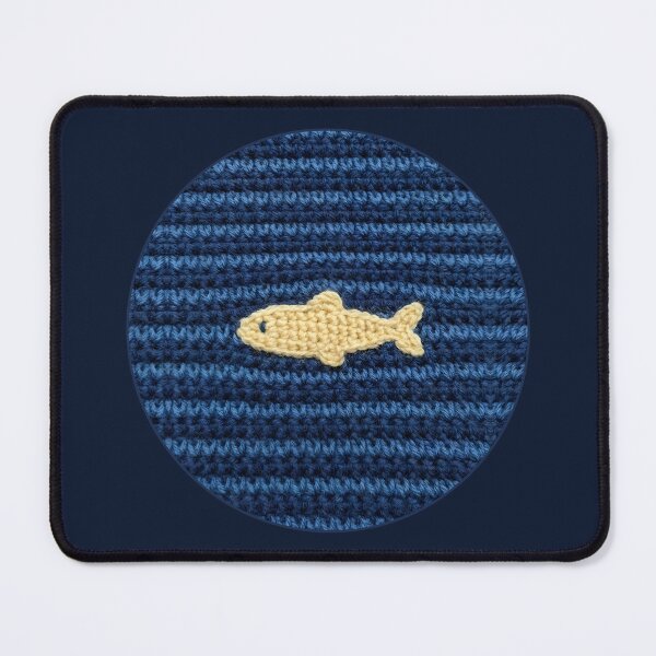 Item preview, Cute Crochet Sardine Fish in Water designed and sold by TackyTime.
