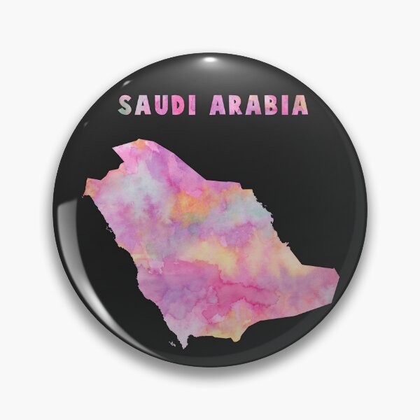 Item preview, Saudi Arabia Map, Vibrant Watercolor Dream designed and sold by mashmosh.