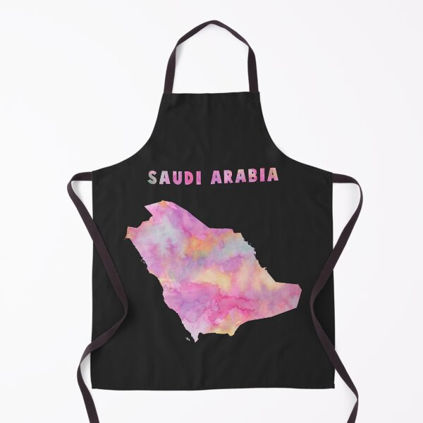 Item preview, Saudi Arabia Map, Vibrant Watercolor Dream designed and sold by mashmosh.