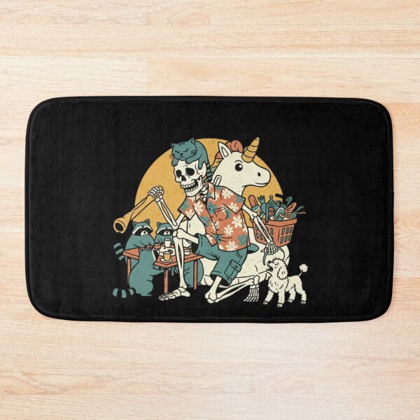 Item preview, Overstimulated Life – Dark Humor Skeleton Illustration designed and sold by TinyJoy Studio.