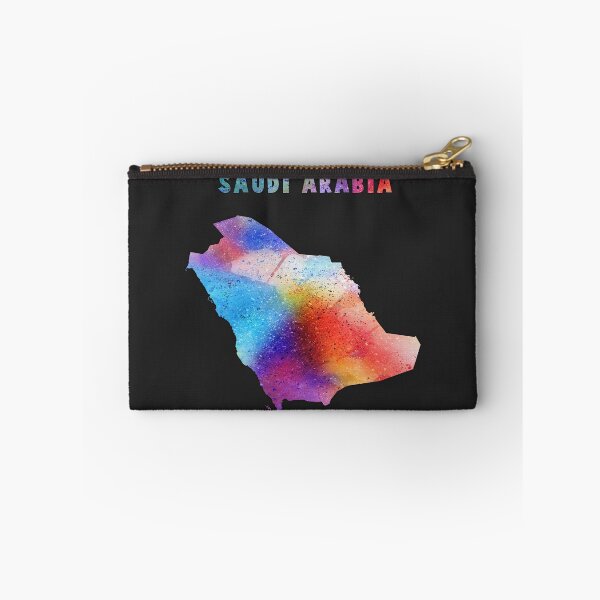 Item preview, Saudi Arabia Map, Vibrant Watercolor Splatter Art designed and sold by mashmosh.