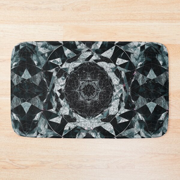 Item preview, Dark Faceted Geometry: Intricate Crystal Pattern designed and sold by mxztar.