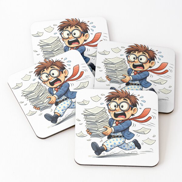 Item preview, Office Panic Mode – Funny Cartoon Work Chaos designed and sold by TTStudio.